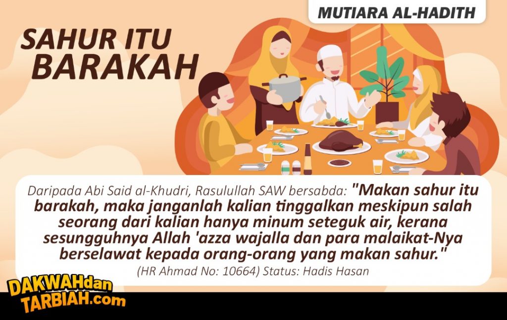 SAHUR ITU BARAKAH – DAKWAHdanTARBIAH.com